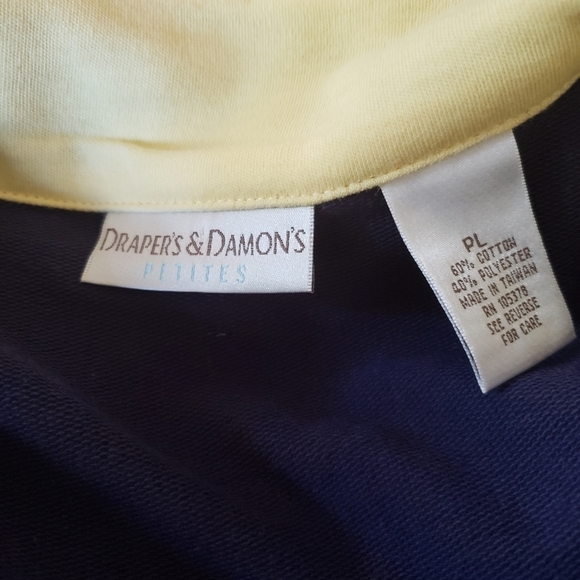 Draper's & Damon's zipper sweat shirt - Picture 4 of 6